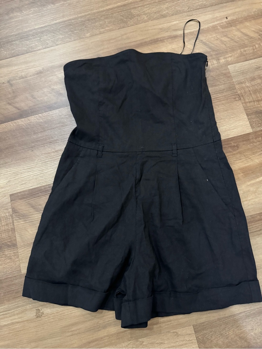 Theory Black Strapless Romper - Picture 1 of 3